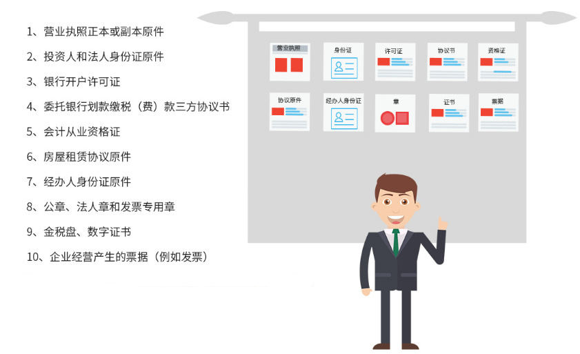 代理外資企業(yè)記賬需要的材料